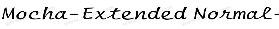 Mocha-Extended Normal字体转换